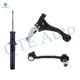 Set of 3 Front Right Lower Control Arm-Sway Bar Link-Suspension Strut Assembly For 2006-2008 Hyundai Sonata