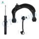Set of 3 Front Right Upper Control Arm Ball Joint-Sway Bar Link-Suspension Strut Assembly For 2006-2008 Hyundai Sonata
