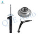 Set of 3 Front Left Lower Control Arm Ball Joint-Wheel Hub Bearing Assembly-Suspension Strut Assembly For 1999 BMW 328I