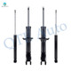 Set of 4 Front Suspension Strut Assembly-Rear Shock Absorber For 2017-2024 Mitsubishi Mirage G4