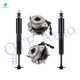 Set of 4 Front Shock Absorber-Wheel Hub Bearing Assembly For 2001 2002 Ford Explorer Sport Trac