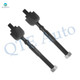 Pair of 2 Front Inner Steering Tie Rod End For 1993-1997 Honda Civic del Sol