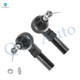 Pair of 2 Front Outer Steering Tie Rod End For 1992 Pontiac Trans Sport