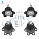 Set of 4 Front Upper and Lower Suspension Ball Joint For 1995 Chevrolet Tahoe