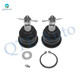 Pair of 2 Front Upper Suspension Ball Joint For 2001-2003 2005 2006 GMC Sierra 1500 HD