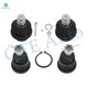 Set of 4 Front Upper and Lower Suspension Ball Joint For 2004-2015 2017-2023 Nissan Titan