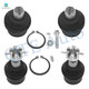 Set of 4 Front Upper and Lower Suspension Ball Joint For 2003 2004 Ford E-150 Club Wagon
