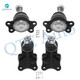 Set of 4 Front Upper and Lower Suspension Ball Joint For 1988-1995 Isuzu Pickup