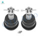 Pair of 2 Front Upper Suspension Ball Joint For 2000-2002 Dodge RAM 3500 4WD RWD