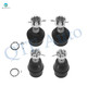 Set of 4 Front Upper and Lower Suspension Ball Joint For 1997-1999 Dodge RAM 3500