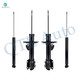 Set of 4 Front Suspension Strut-Rear Shock Absorber For 2015 Toyota Yaris