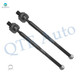 Pair of 2 Front Inner Steering Tie Rod End For 2007-2016 GMC Acadia
