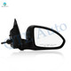 Right Passenger Side Mirror, Manual Adjust Non-Heated Textured Black Manual Folding For 2016 Chevrolet Cruze Limited No Signal Light No Blind Spot Feature No Memory