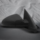 Driver & Passenger Side Mirrors, Power Adjust Non-Heated Textured Black Manual Folding For 2004-2008 Chevrolet Malibu No Signal Light No Blind Spot Feature No Memory