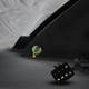 Driver & Passenger Side Mirrors, Power Adjust Non-Heated Textured Black Manual Folding For 2004-2008 Chevrolet Malibu No Signal Light No Blind Spot Feature No Memory