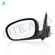 Left Driver Side Mirror, Power Adjust Heated Textured Black Non-Folding For 2005-2008 Dodge Magnum No Signal Light No Blind Spot Feature No Memory