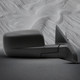 Driver & Passenger Side Mirrors, Power Adjust Heated Textured Black Manual Folding For 2009 2010 Dodge RAM 1500 No Signal Light No Blind Spot Feature No Memory