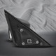 Driver & Passenger Side Mirrors, Power Adjust Heated Textured Black Non-Folding For 2007-2010 Chrysler 300 No Signal Light No Blind Spot Feature No Memory