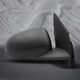 Right Passenger Side Mirror, Manual Adjust Non-Heated Textured Black Non-Folding For 2007-2012 Dodge Caliber No Signal Light No Blind Spot Feature No Memory