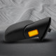 Right Passenger Side Mirror, Power Adjust Non-Heated Textured Black Manual Folding For 2002-2005 Ford Explorer No Signal Light No Blind Spot Feature No Memory