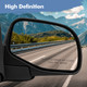 Right Passenger Side Mirror, Power Adjust Non-Heated Textured Black Manual Folding For 2002-2005 Ford Explorer No Signal Light No Blind Spot Feature No Memory
