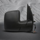 Driver & Passenger Side Mirrors, Power Adjust Non-Heated Textured Black Manual Folding For 2010-2014 Ford E-250 No Signal Light No Blind Spot Feature No Memory
