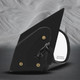 Right Passenger Side Mirror, Power Adjust Non-Heated Textured Black Non-Folding For 2007-2009 Dodge Caliber No Signal Light No Blind Spot Feature No Memory