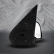 Driver & Passenger Side Mirrors, Power Adjust Non-Heated Textured Black Manual Folding For 2002-2005 Mercury Mountaineer No Signal Light No Blind Spot Feature No Memory