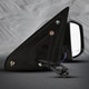 Right Passenger Side Mirror, Power Adjust Heated Textured Black Manual Folding For 2009 2010 Dodge RAM 1500 No Signal Light No Blind Spot Feature No Memory