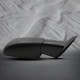 Right Passenger Side Mirror, Manual Adjust Non-Heated Textured Black Manual Folding For 2010 Dodge RAM 2500 No Signal Light No Blind Spot Feature No Memory