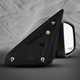 Right Passenger Side Mirror, Manual Adjust Non-Heated Textured Black Manual Folding For 2011 2012 RAM 1500 No Signal Light No Blind Spot Feature No Memory
