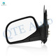 LH Manual Adjust Non-Heated Paintable Manual Folding For 1998-2005 Ford Ranger No Signal Light No Blind Spot Feature No Memory
