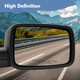 Right Passenger Side Mirror, Manual Adjust Non-Heated Textured Black Manual Folding For 2011 2012 RAM 2500 No Signal Light No Blind Spot Feature No Memory