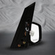 Right Passenger Side Mirror, Power Adjust Non-Heated Textured Black Manual Folding For 2011-2013 Honda Odyssey No Signal Light No Blind Spot Feature No Memory