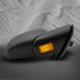 Driver & Passenger Side Mirrors, Power Adjust Heated Textured Black Manual Folding For 2002-2005 Ford Explorer No Signal Light No Blind Spot Feature No Memory