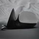 Left Driver Side Mirror, Power Adjust Non-Heated Chrome Manual Folding For 1998-2001 Ford F-150 No Signal Light No Blind Spot Feature No Memory