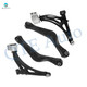Set of 4 Front Lower Control Arm Ball Joint-Rear Upper Control Arm For 2014-2019 Chevrolet Impala