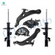 Set of 6 Front Lower Control Arm Ball Joint-Suspension Knuckle Assembly-Suspension Strut Assembly For 2007-2010 Toyota Sienna