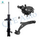 Set of 3 Front Right Lower Control Arm Ball Joint-Suspension Knuckle Assembly-Suspension Strut Assembly For 2011-2014 Ford Edge