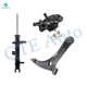 Set of 3 Front Right Lower Control Arm Ball Joint-Suspension Knuckle Assembly-Suspension Strut Assembly For 2007-2010 Jeep Compass