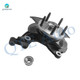 Set of 3 Front Left Lower Control Arm Ball Joint-Suspension Knuckle Assembly-Quick Complete Strut-Coil Spring Assembly For 2012-2014 Ford Edge