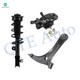 Set of 3 Front Right Lower Control Arm Ball Joint-Suspension Knuckle Assembly-Quick Complete Strut-Coil Spring Assembly For 2017 Jeep Compass AWD