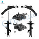 Set of 6 Front Lower Control Arm Ball Joint-Suspension Knuckle Assembly-Suspension Strut Assembly For 2007-2011 Toyota Camry SE
