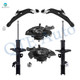 Set of 6 Front Lower Control Arm Ball Joint-Suspension Knuckle Assembly-Suspension Strut Assembly For 2004-2006 Toyota Sienna AWD