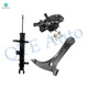 Set of 3 Front Right Lower Control Arm Ball Joint-Suspension Knuckle Assembly-Suspension Strut Assembly For 2011-2017 Jeep Patriot