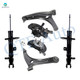 Set of 6 Front Lower Control Arm Ball Joint-Suspension Knuckle Assembly-Suspension Strut Assembly For 2011-2017 Jeep Compass