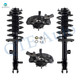 Set of 4 Front Suspension Knuckle Assembly-Quick Complete Strut-Coil Spring Assembly For 2011-2017 Jeep Compass