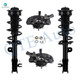 Set of 4 Front Suspension Knuckle Assembly-Quick Complete Strut-Coil Spring Assembly For 2017 Jeep Compass