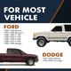 Front Shock Absorber For 1980-1996 Ford F-150 Monotube Performance Upgrade