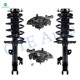 Set of 4 Front Suspension Knuckle Assembly-Quick Complete Strut-Coil Spring Assembly For 2007-2011 Toyota Camry SE